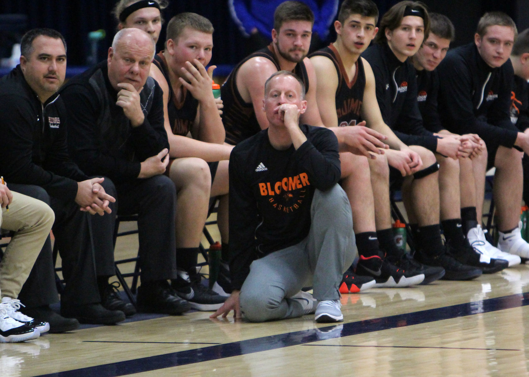 Bloomer boys basketball vs Stanley-Boyd at UW-Stout 12-1-18